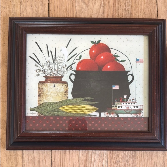 Charles Wysocki Folk Art Print in Frame